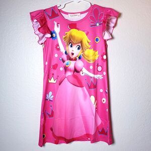 Super Mario Princess Peach Sleepwear